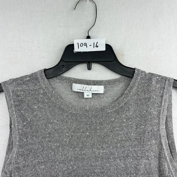 Callahan Slip Dress Womens Sz XS Gray Tank Crew Neck Wide Strap Pocket Stretch - Picture 12 of 12